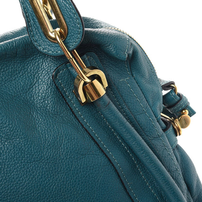 Chloe Calfskin Medium Paraty Peacock Blue 11 of 18