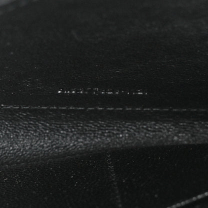 Saint Laurent Grain De Poudre Matelasse Chevron Monogram Chain Wallet Black 7 of 11