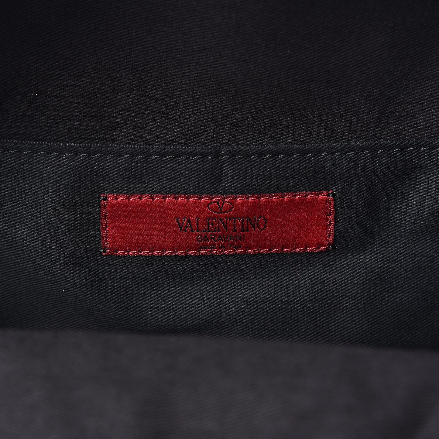 Calfskin Medium Rockstud All Over Backpack Black