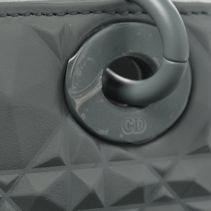 Christian Dior Calfskin Cannage Diamond Medium Lady D-Joy Grey 12 of 12