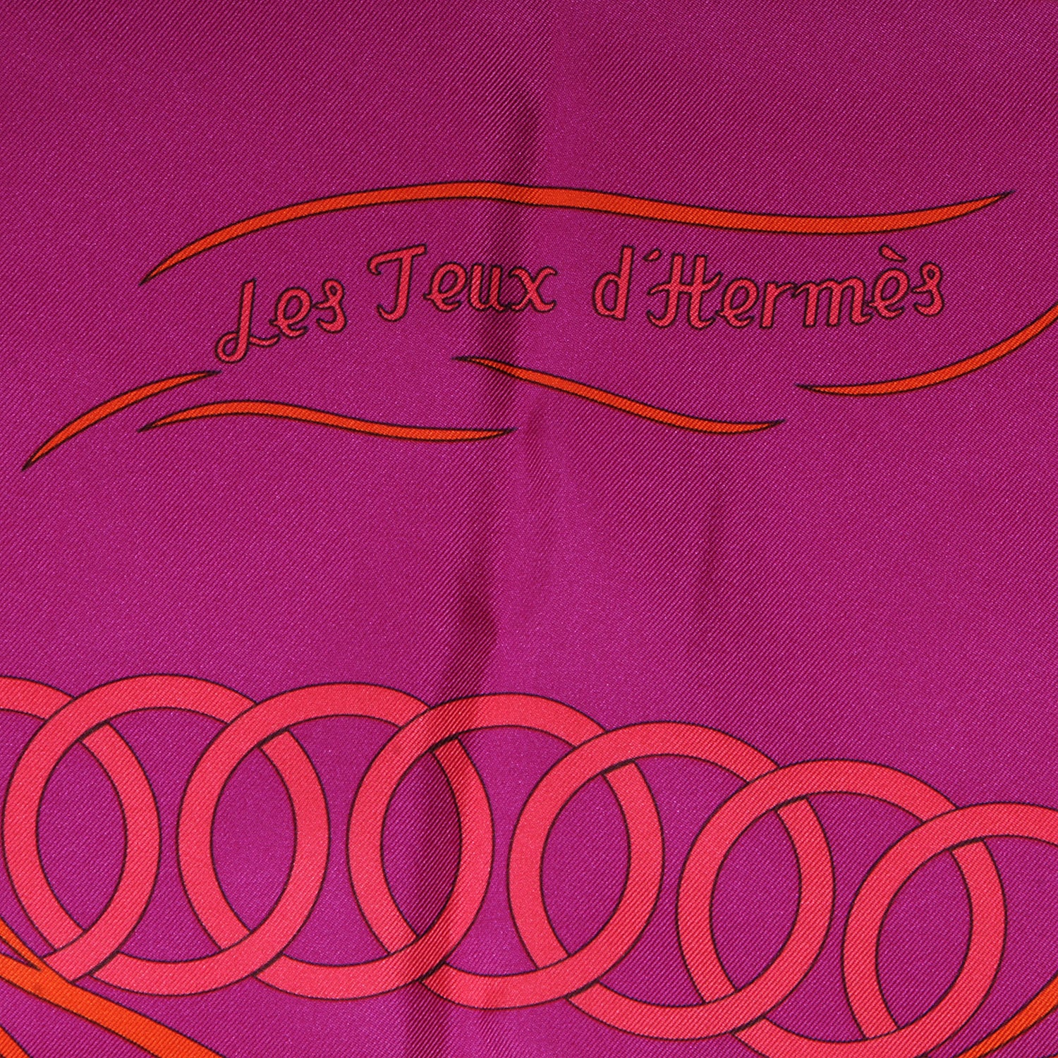 Hermes Silk Les Jeux d'Scarf 90 4 of 6
