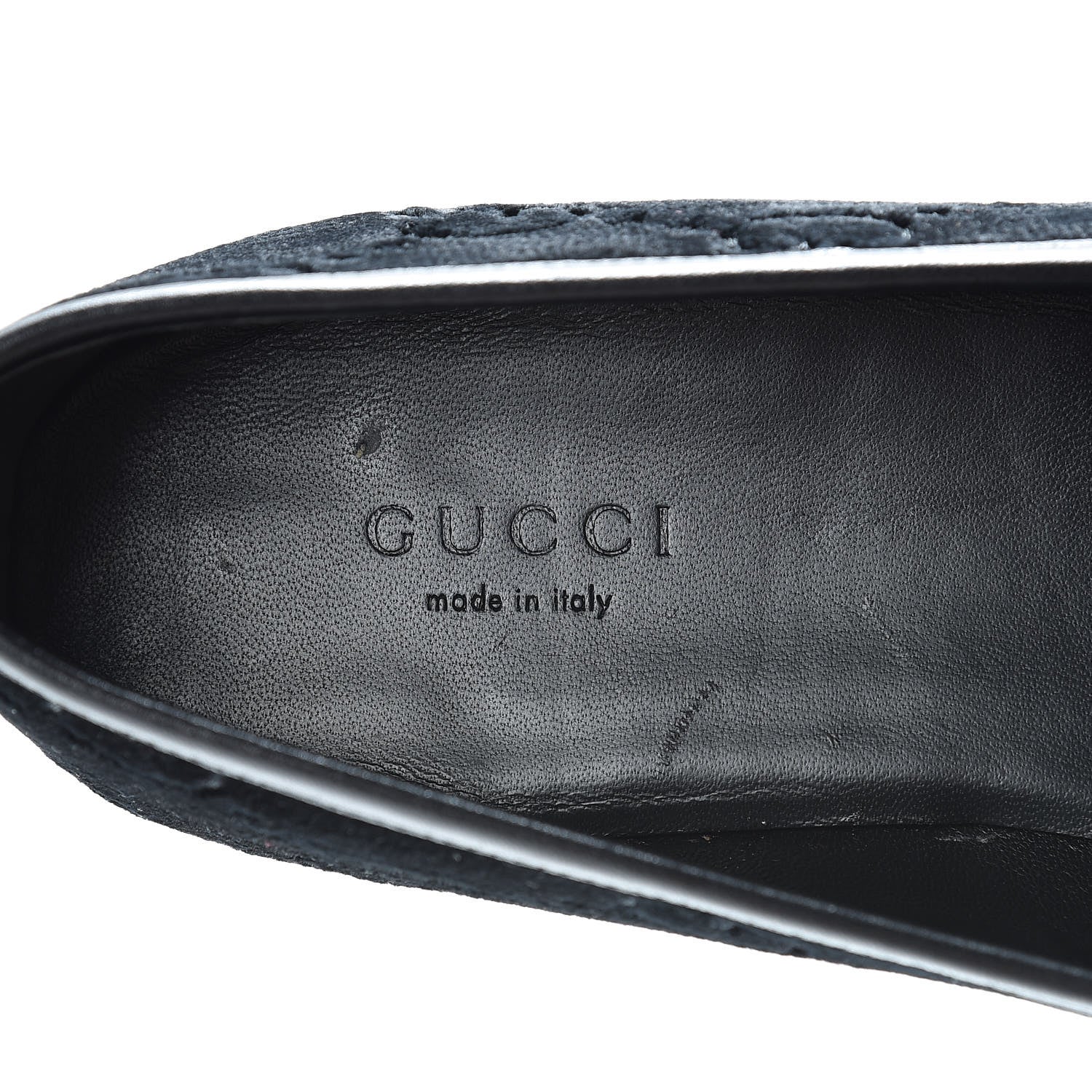 Gucci Velvet GG Monogram Horsebit Womens Jordaan Loafers 38.5 Black 9 of 14