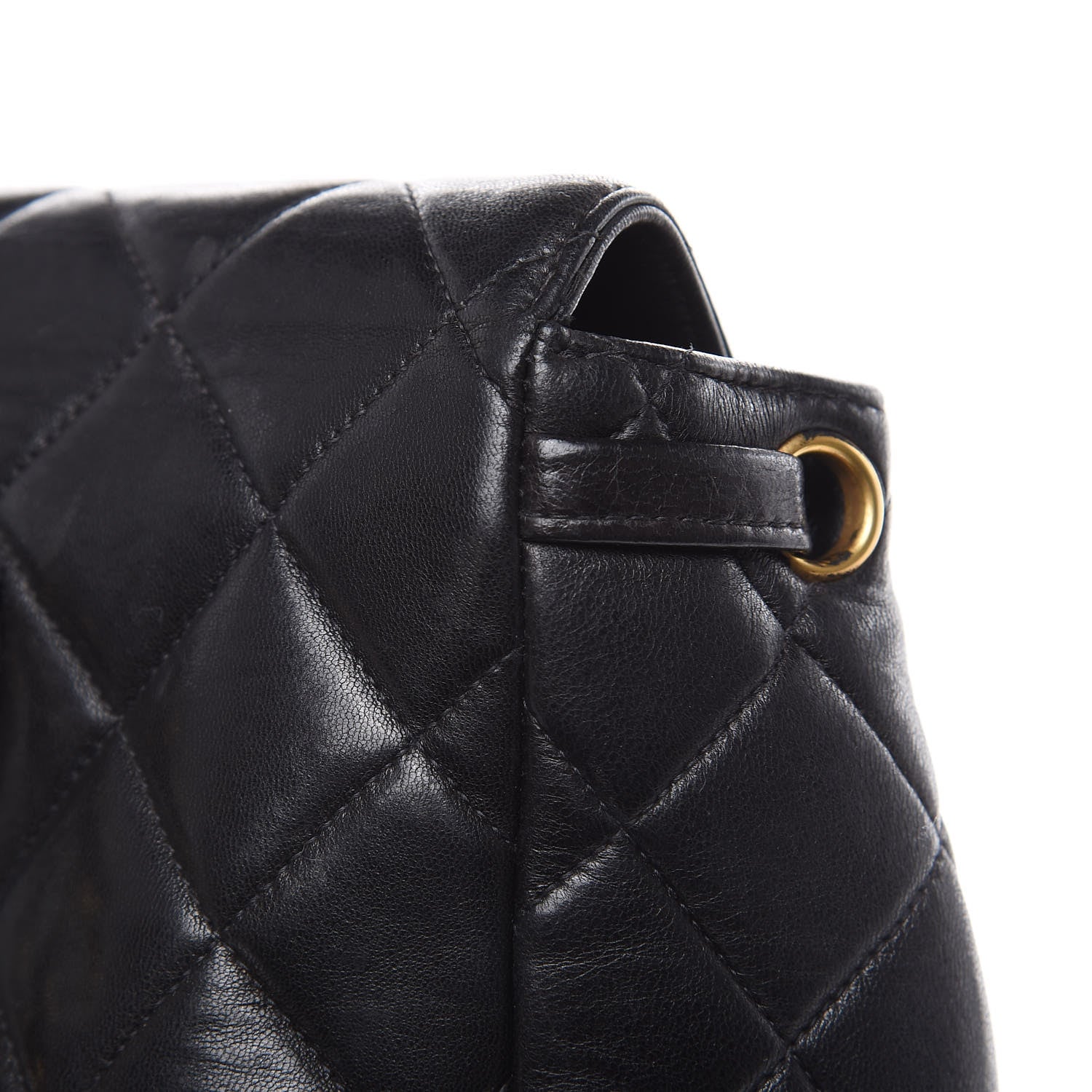 Chanel Lambskin Quilted CC Chain Backpack Black 13 of 16