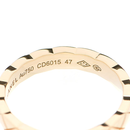 Chanel 18K Yellow Gold Mini Coco Crush Ring 47 4 5 of 6