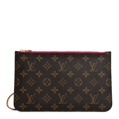 Louis Vuitton Monogram Neverfull MM GM Pochette Pivoine 1 of 16