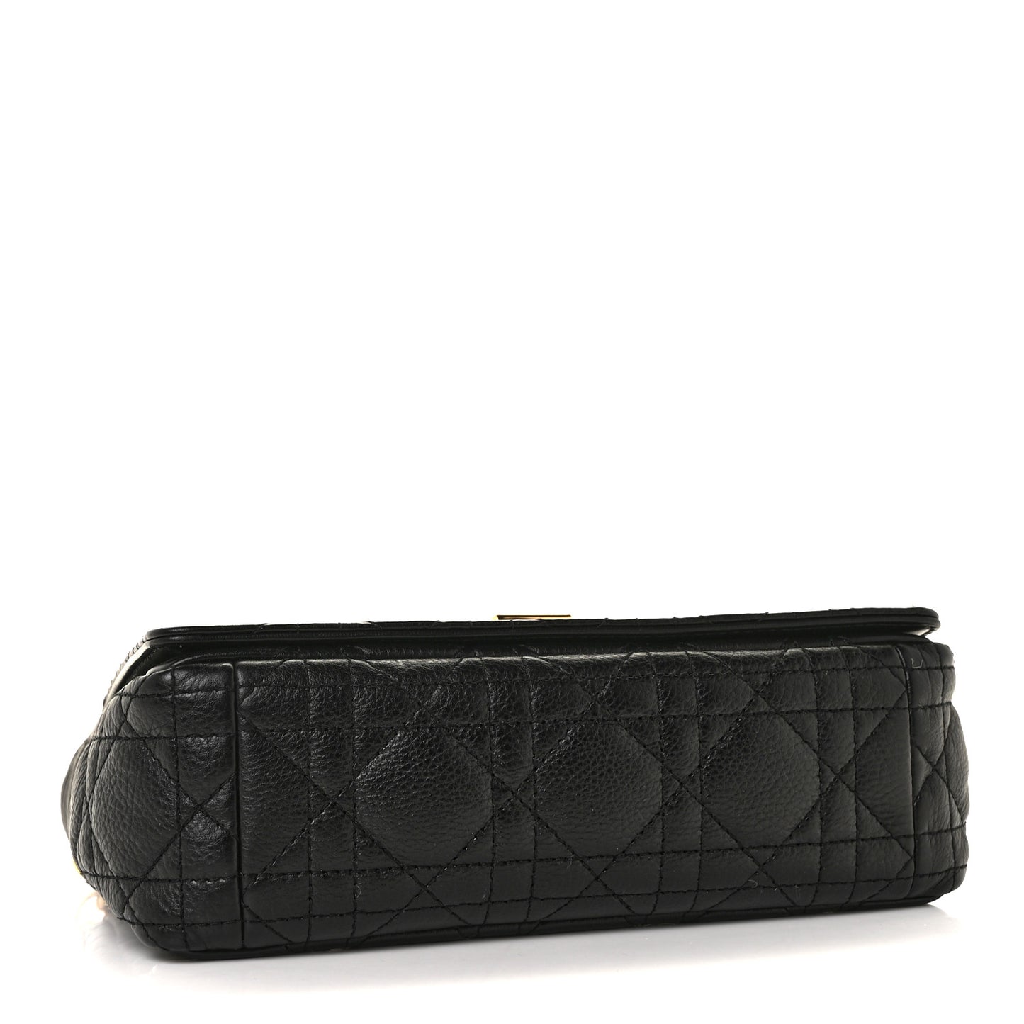 Calfskin Cannage Small Caro Bag Black