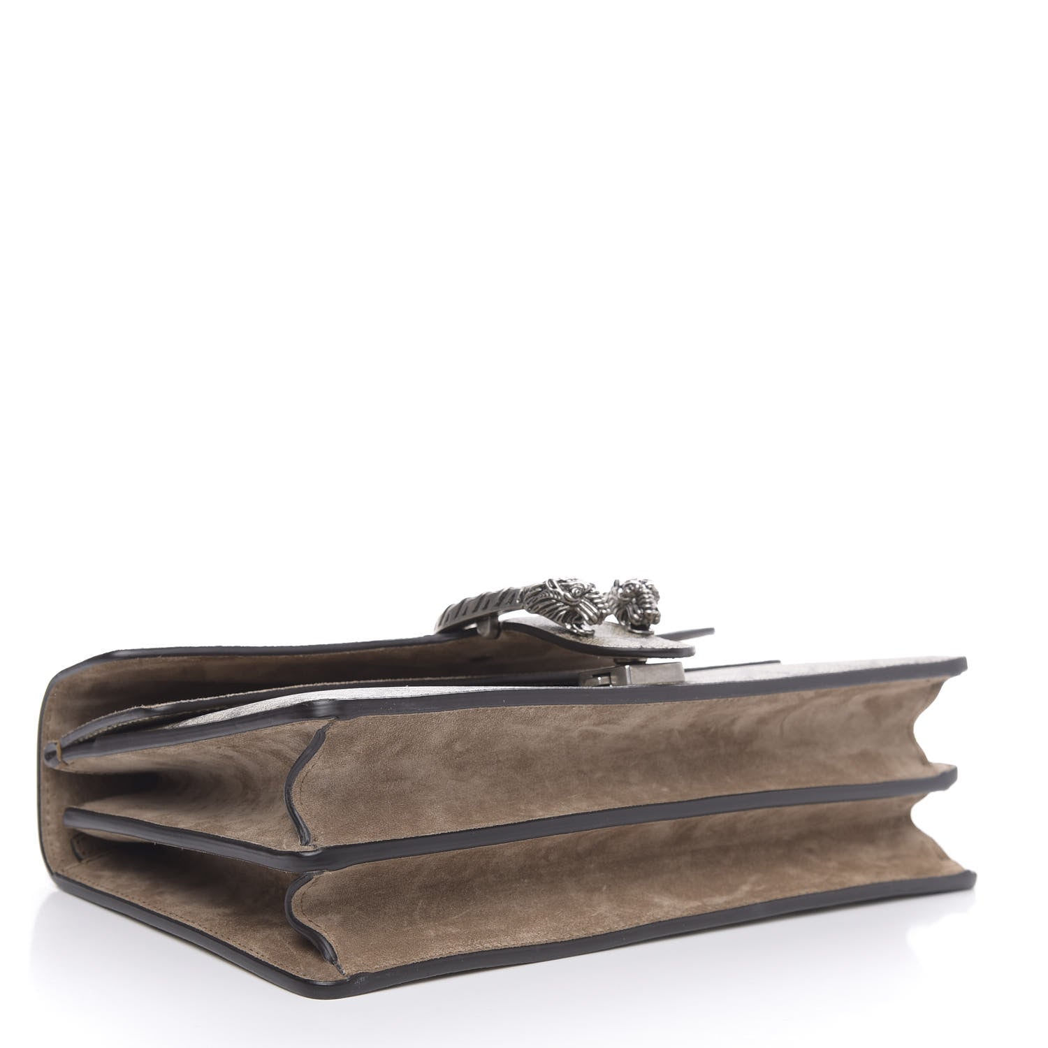 Gucci GG Supreme Monogram Small Dionysus Shoulder Bag Taupe 4 of 12