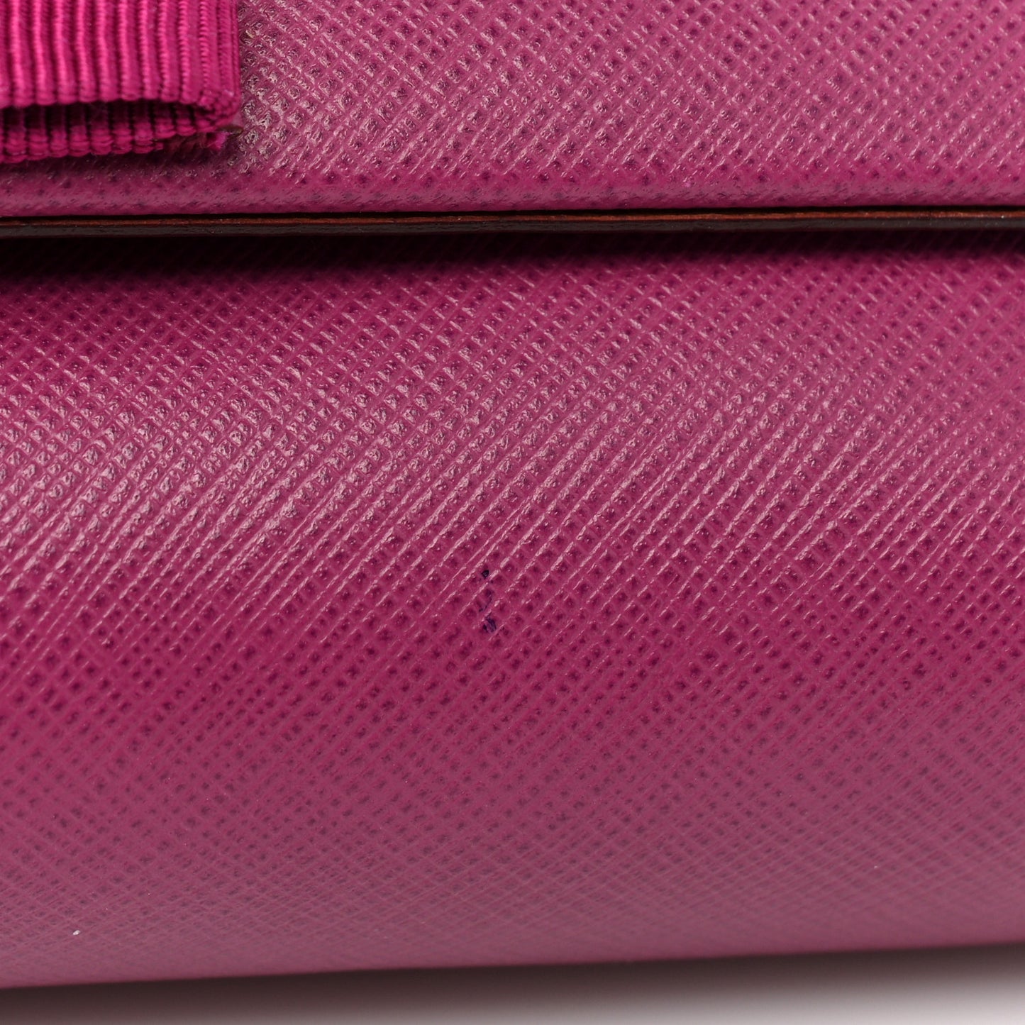 Calfskin Mini Miss Vara Bow Chain Bag Sangria