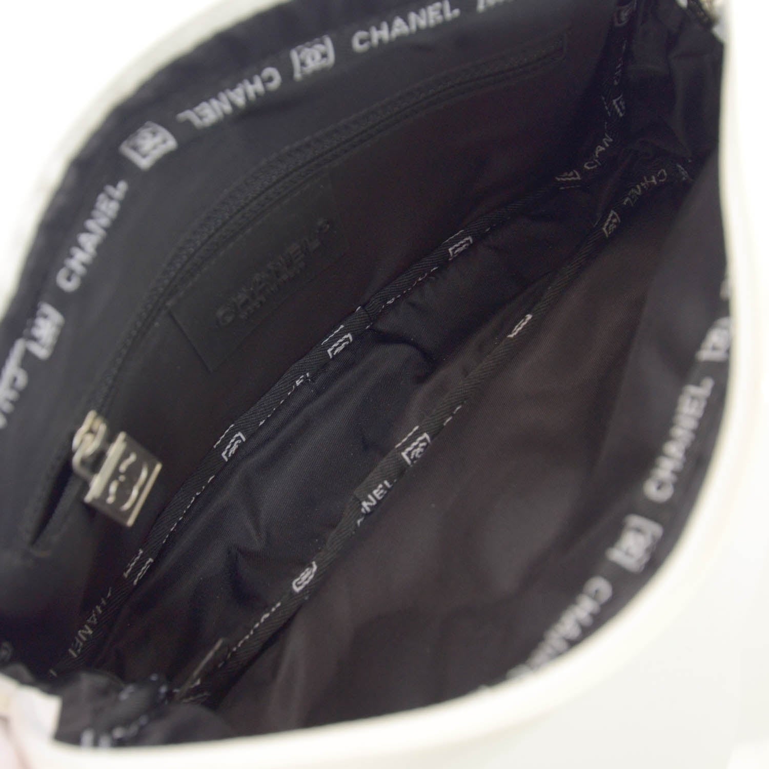 Chanel Nylon Ski Sport Flap White 8 of 9