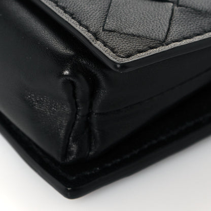 Bottega Veneta Nappa Intrecciato Crossbody Coin Pouch Black 9 of 13