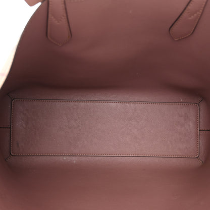 Burberry Grainy Calfskin Haymarket Check Medium Reversible Tote Dusty Pink 8 of 20