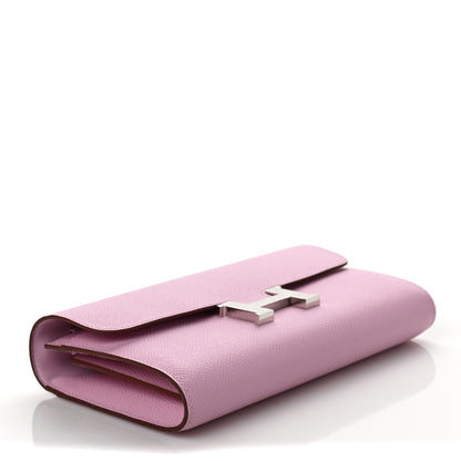 Hermes Epsom Constance Wallet To Go Mauve Sylvestre 4 of 6