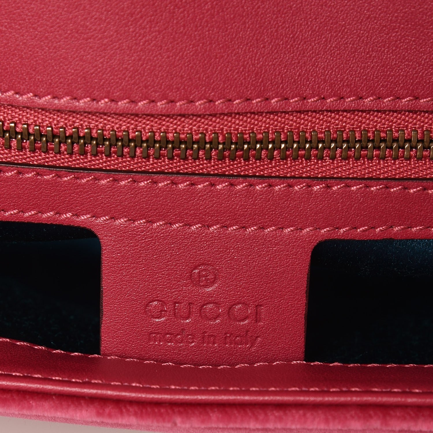Gucci Velvet Matelasse Small GG Marmont Shoulder Bag Light Raspberry Rose 6 of 7