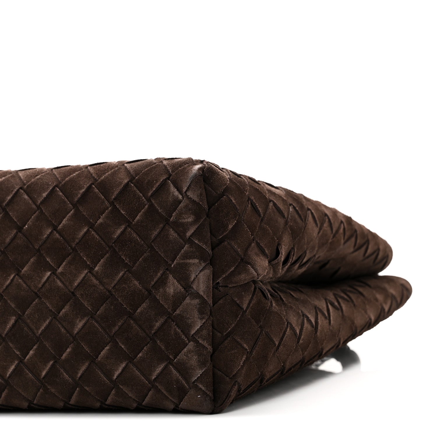Bottega Veneta Suede Intrecciato Medium Andiamo Shoulder Bag Fondant 9 of 9