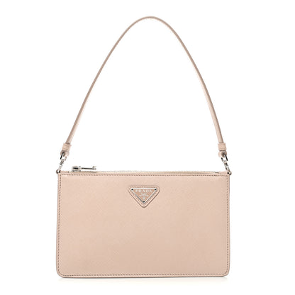 Prada Saffiano Lux Mini Shoulder Bag Ninfea 1 of 10