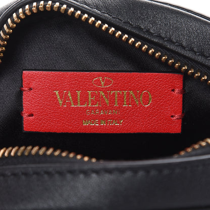 Valentino Garavani Calfskin VLogo Round Crossbody Bag Black 6 of 10