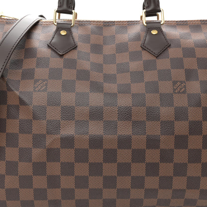 Louis Vuitton Damier Ebene Speedy Bandouliere 35 7 of 9