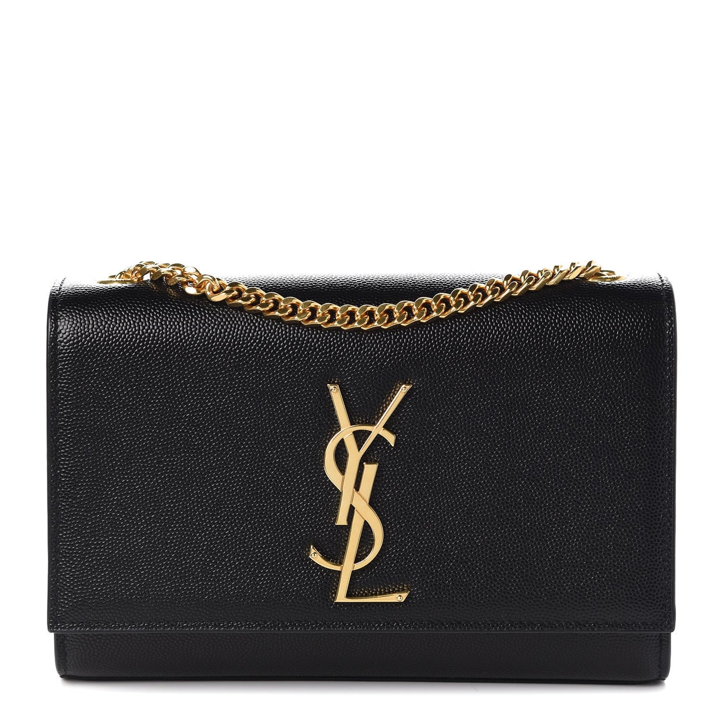 Grain De Poudre Small Monogram Kate Satchel Black