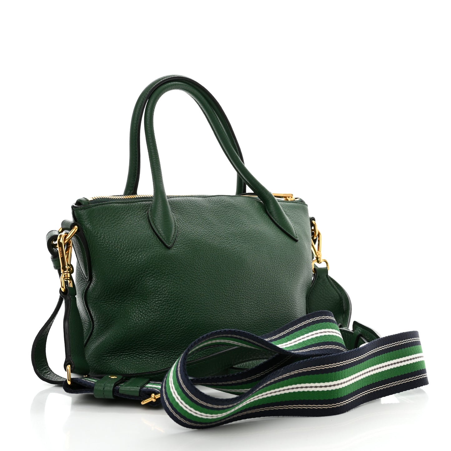 Vitello Daino Shopping Tote Foresta