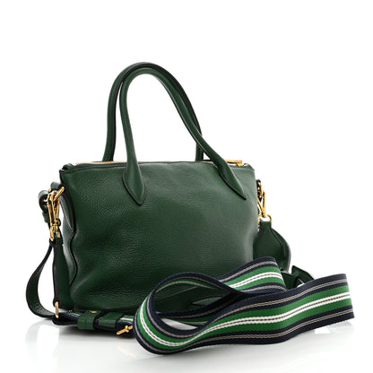 Prada Vitello Daino Shopping Tote Foresta 7 of 11