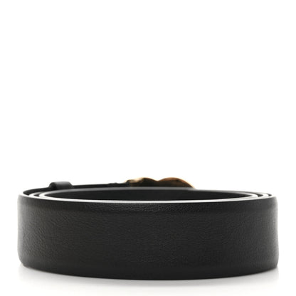 Chanel Calfskin Metal Enamel CC Belt 85 34 Black 2 of 7