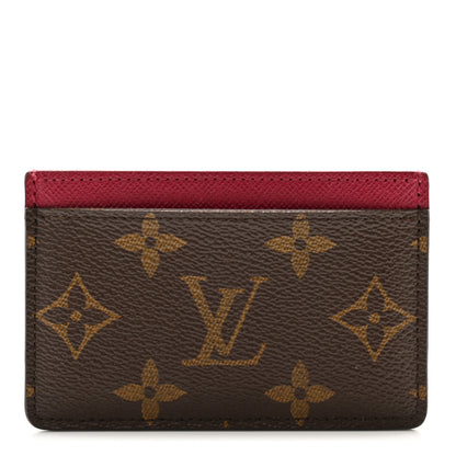 Louis Vuitton Monogram Card Holder Fuchsia 1 of 10