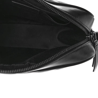 Saint Laurent Calfskin Matelasse Monogram Monochrome Lou Camera Bag Black 5 of 9
