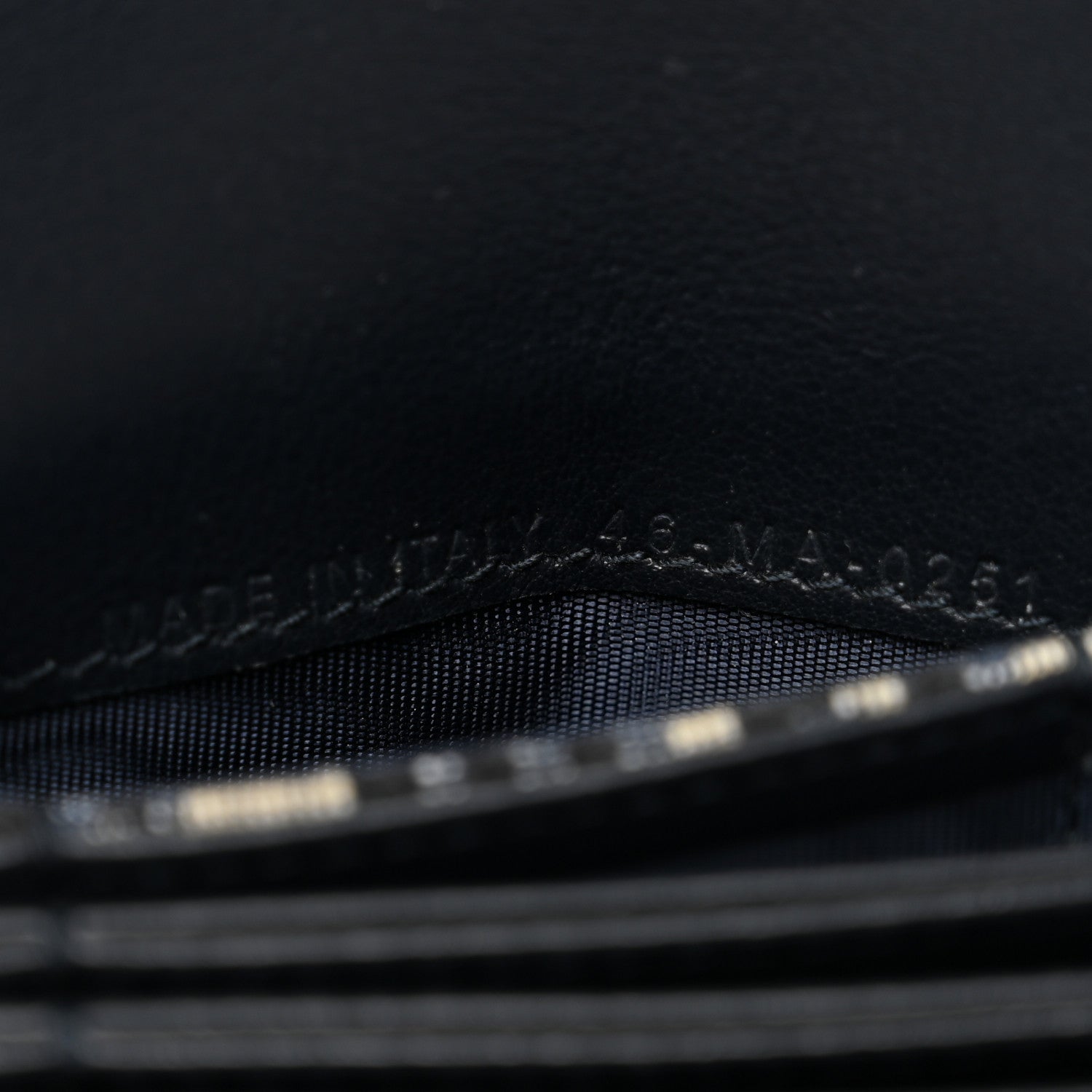 Christian Dior Oblique Saddle 5-Gusset Card Holder Blue 7 of 7