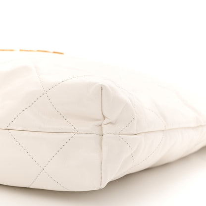 Chanel Shiny Calfskin Quilted Small Chanel 22 White 12 of 12