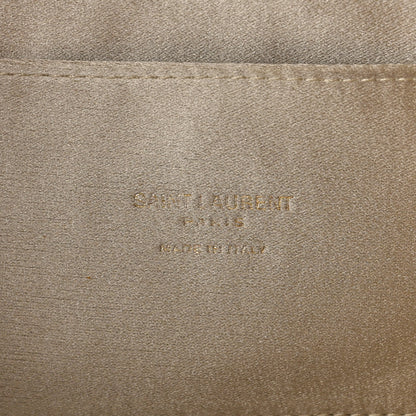 Saint Laurent Satin Crystal Small Suzanne Shoulder Bag Silver 6 of 8