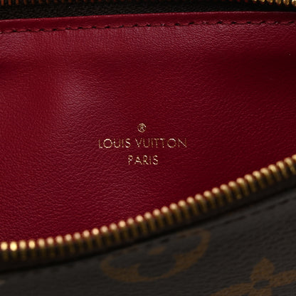 Louis Vuitton Monogram Felicie Chain Wallet Zippered Insert Fuchsia 7 of 7