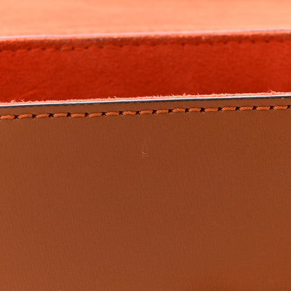 Louis Vuitton Calfskin Catogram Twist Shoulder Bag MM Marron 14 of 15