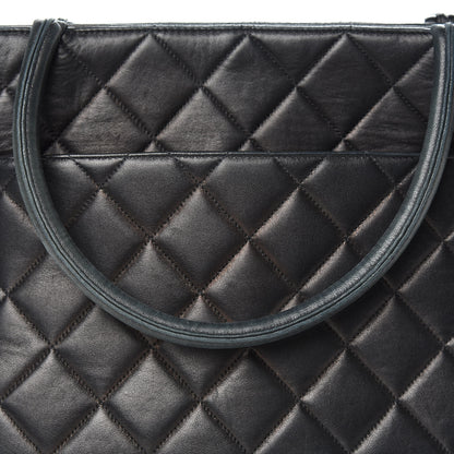 Chanel Lambskin Quilted Medallion Tote Black 11 of 20