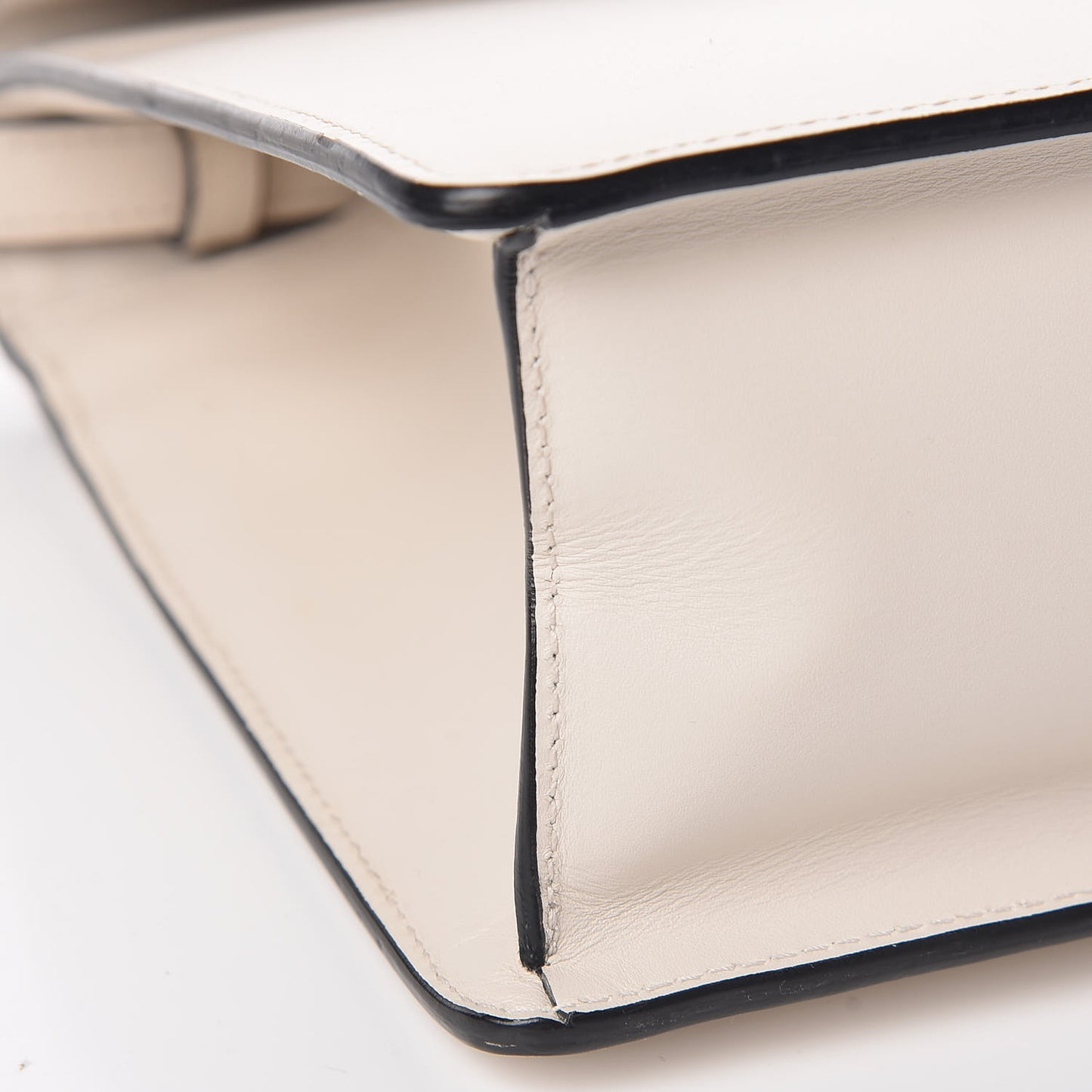 Calfskin Snakeskin Small Lilith Top Handle Bag White