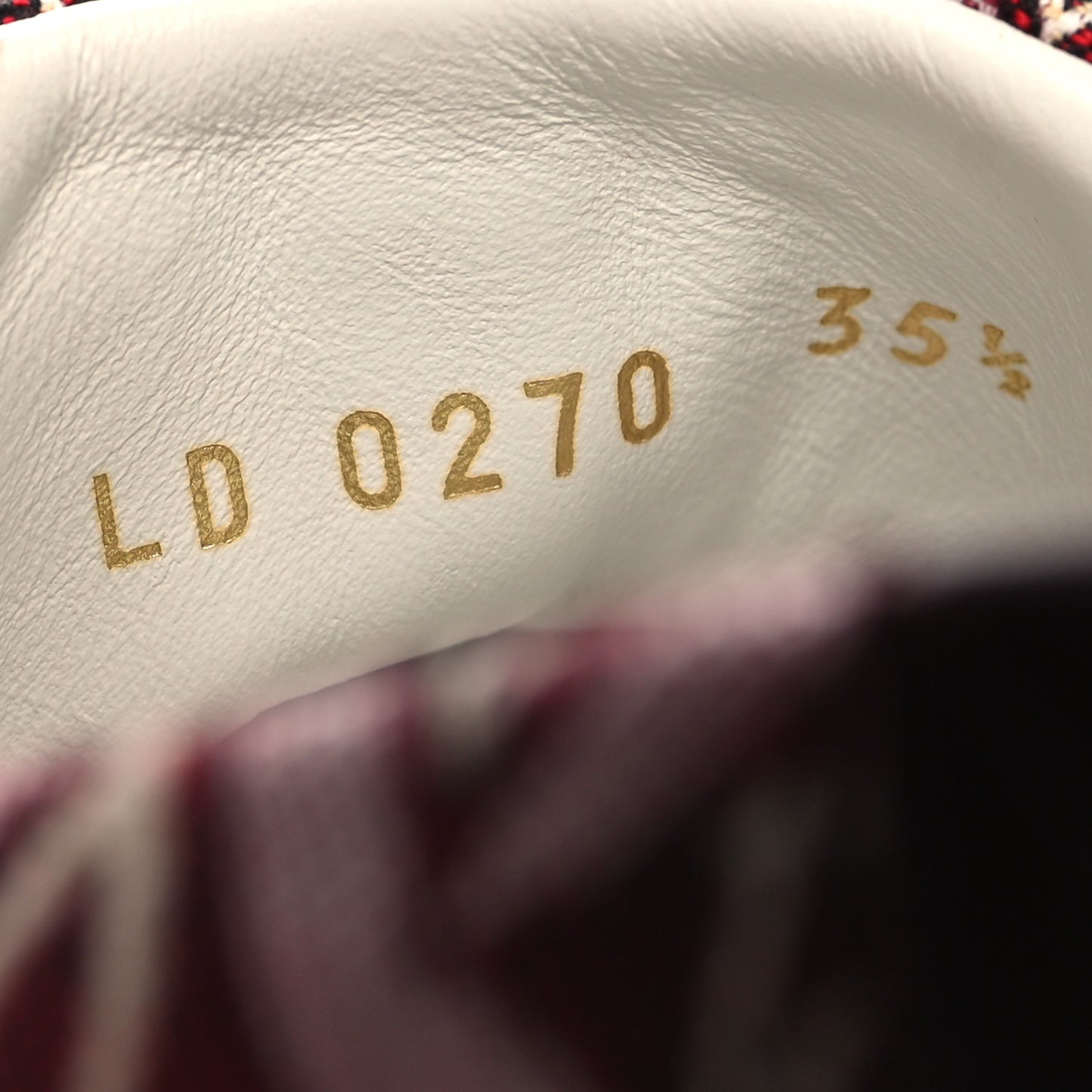 Jacquard Since 1854 Stellar Sneakers 35.5 Bordeaux