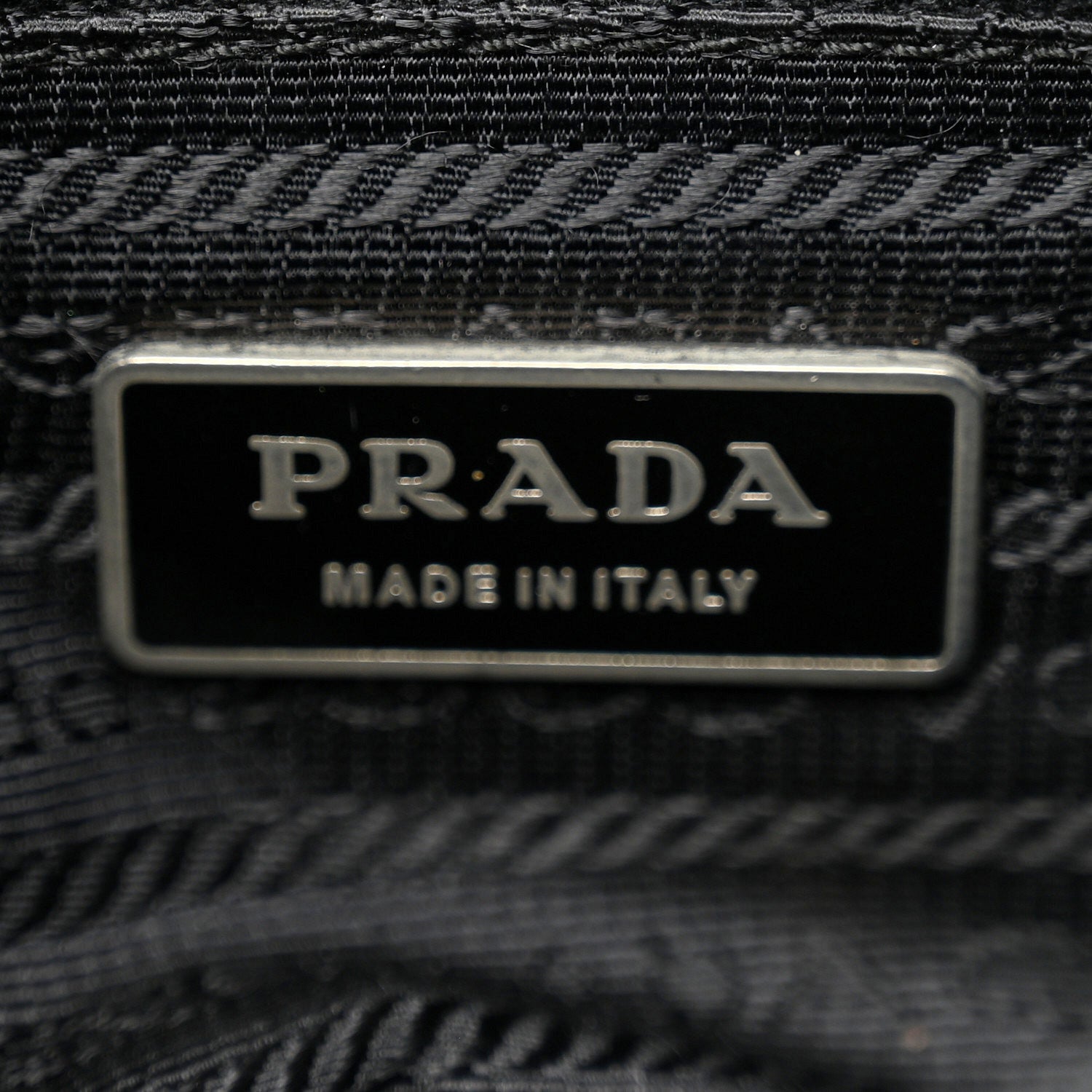 Prada Tessuto Nylon Saffiano Small Vela Messenger Black 6 of 16
