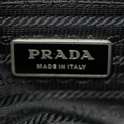Prada Tessuto Nylon Saffiano Small Vela Messenger Black 6 of 16