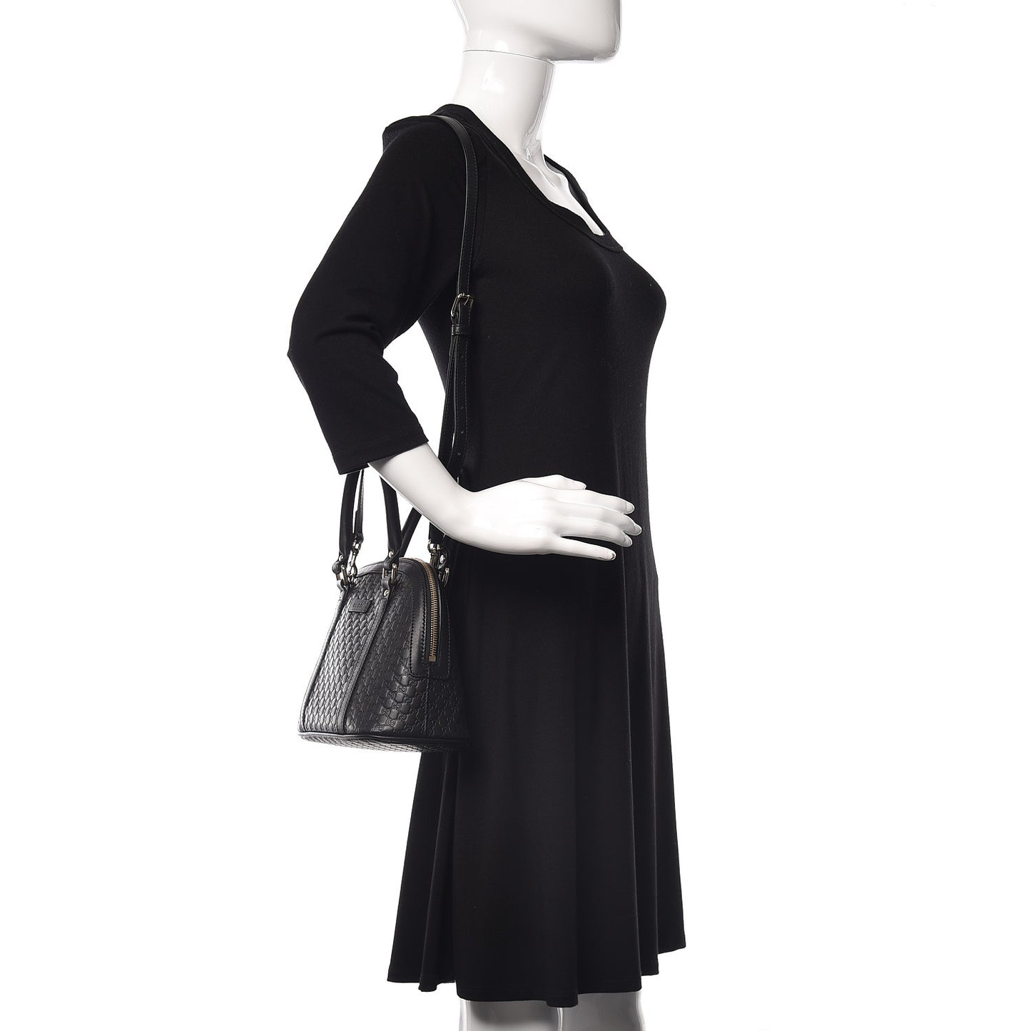 Microguccissima Mini Dome Bag Black