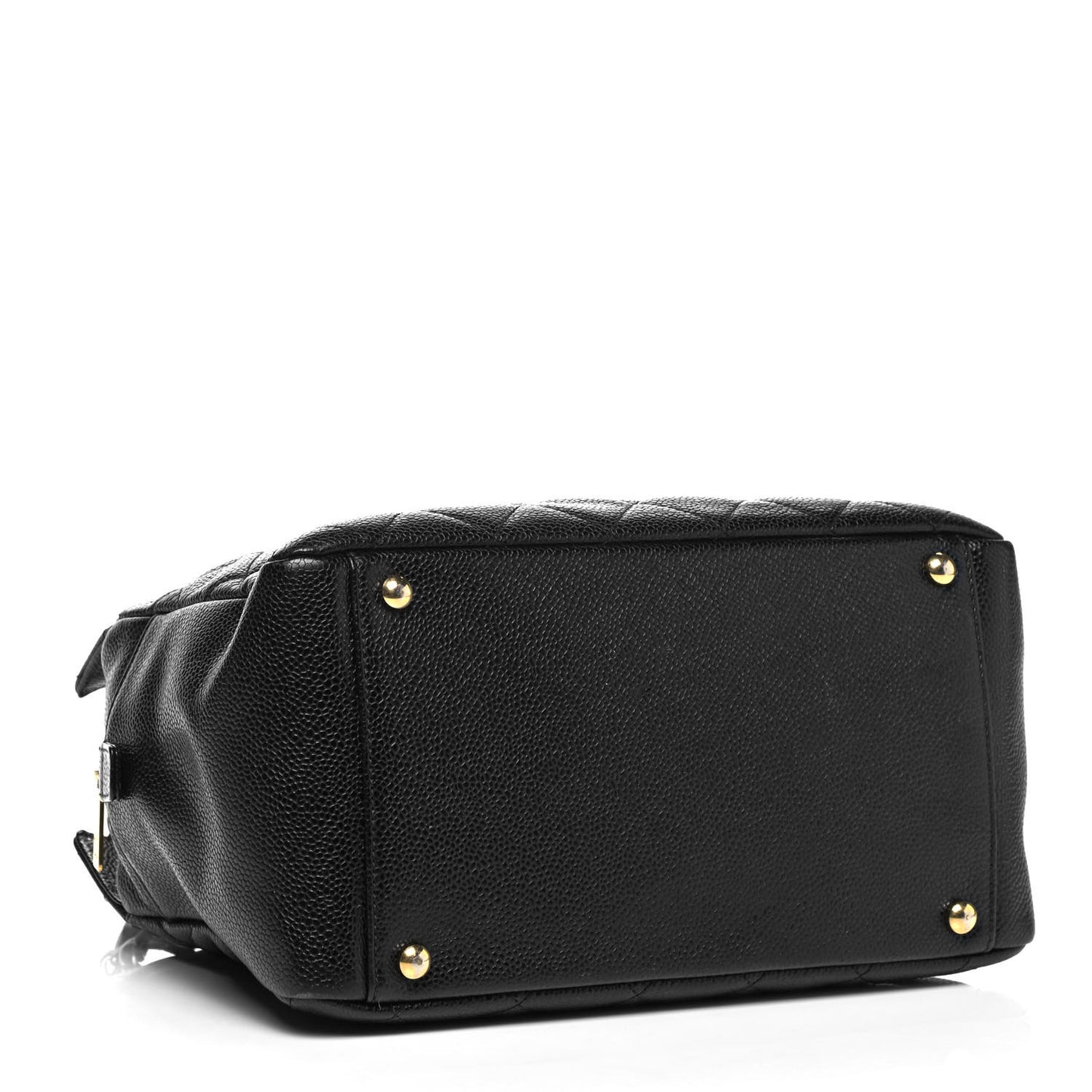 Caviar Quilted Petit Timeless Tote PTT Black