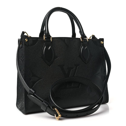 Louis Vuitton Empreinte Monogram Giant Onthego PM Black 3 of 10