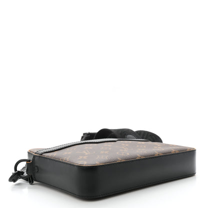 Louis Vuitton Monogram Macassar Trio Messenger Radiant Sun 4 of 9