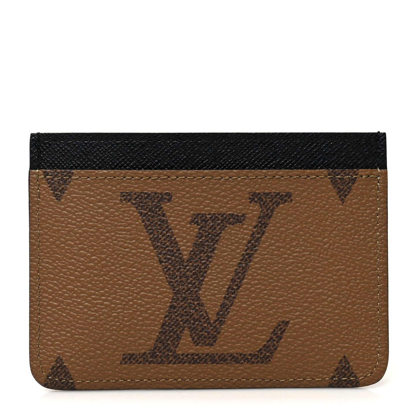 Reverse Monogram Side Up Card Holder