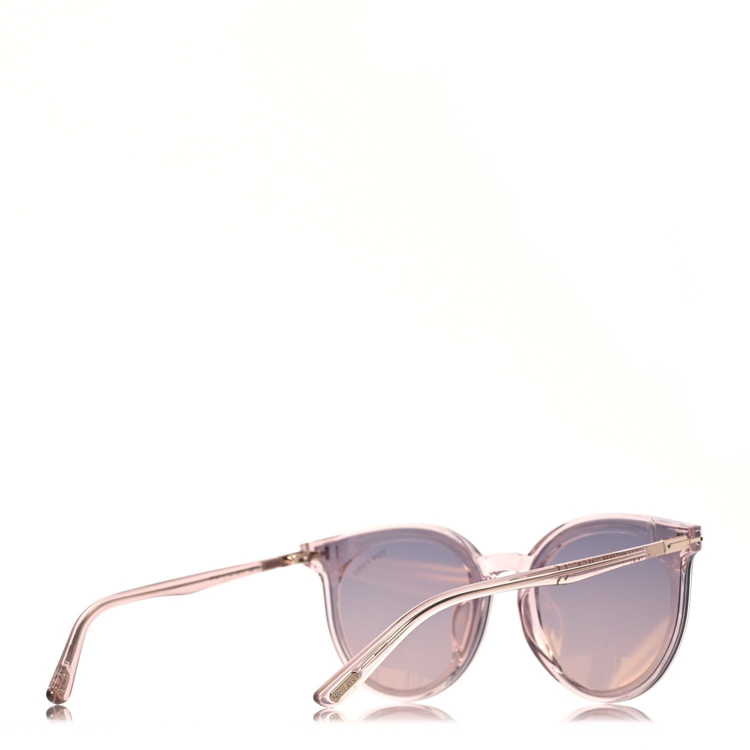 Tom Ford Acetate Round Eye Sunglasses TF807-K Pink 4 of 8