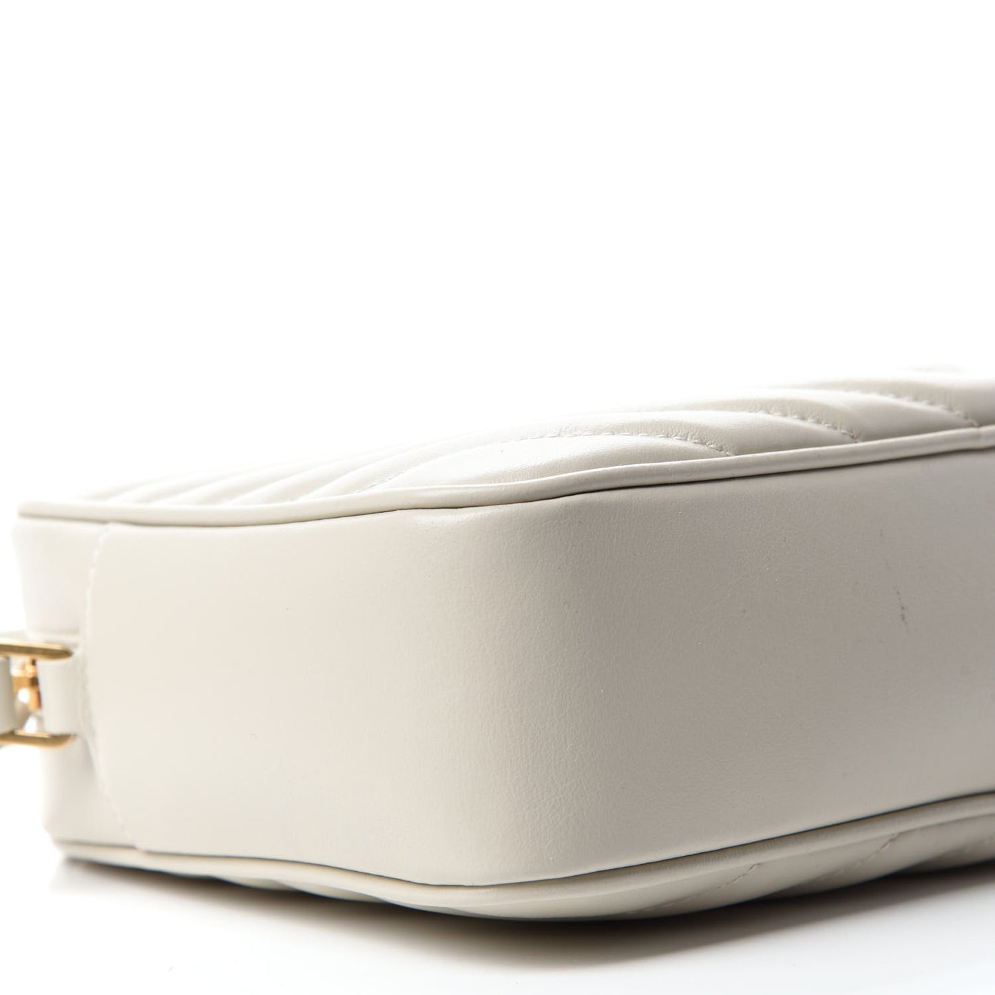 Calfskin Matelasse Monogram Lou Camera Bag Crema Soft