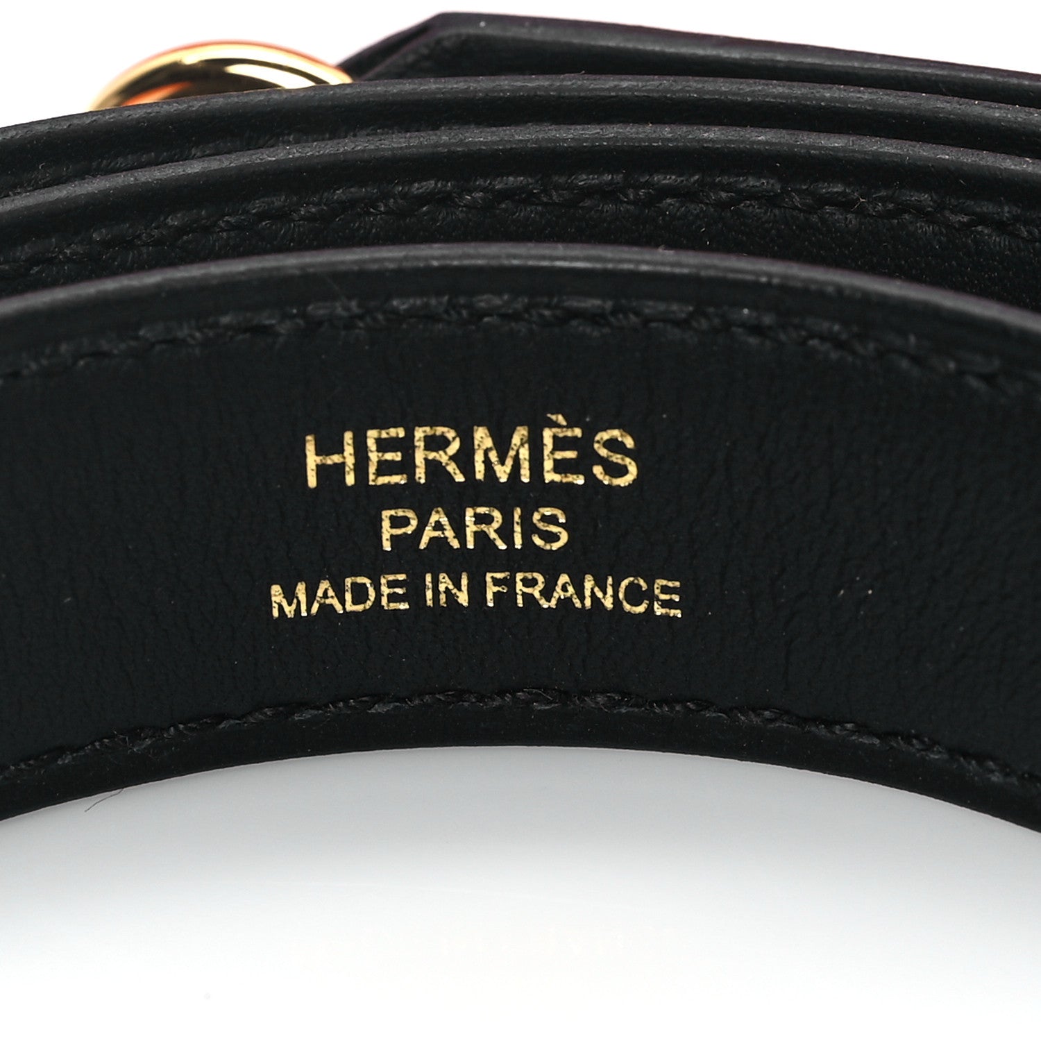 Hermes Swift A-Strap Shoulder Strap Black 3 of 4