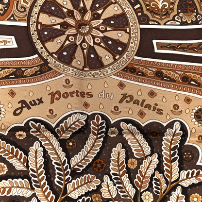 Hermes Silk Aux Portes Du Palais Scarf 90 3 of 5