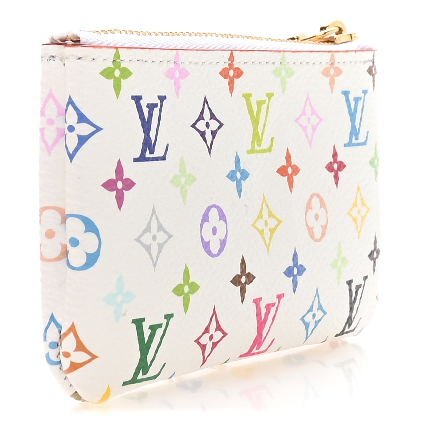 Louis Vuitton LV X TM Monogram Multicolor Key Pouch White 3 of 8