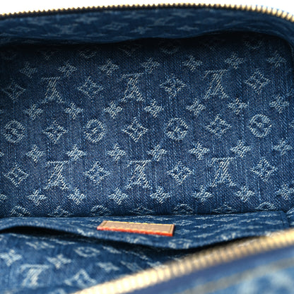 Louis Vuitton Monogram Denim Nice Mini Blue Blue 5 of 7