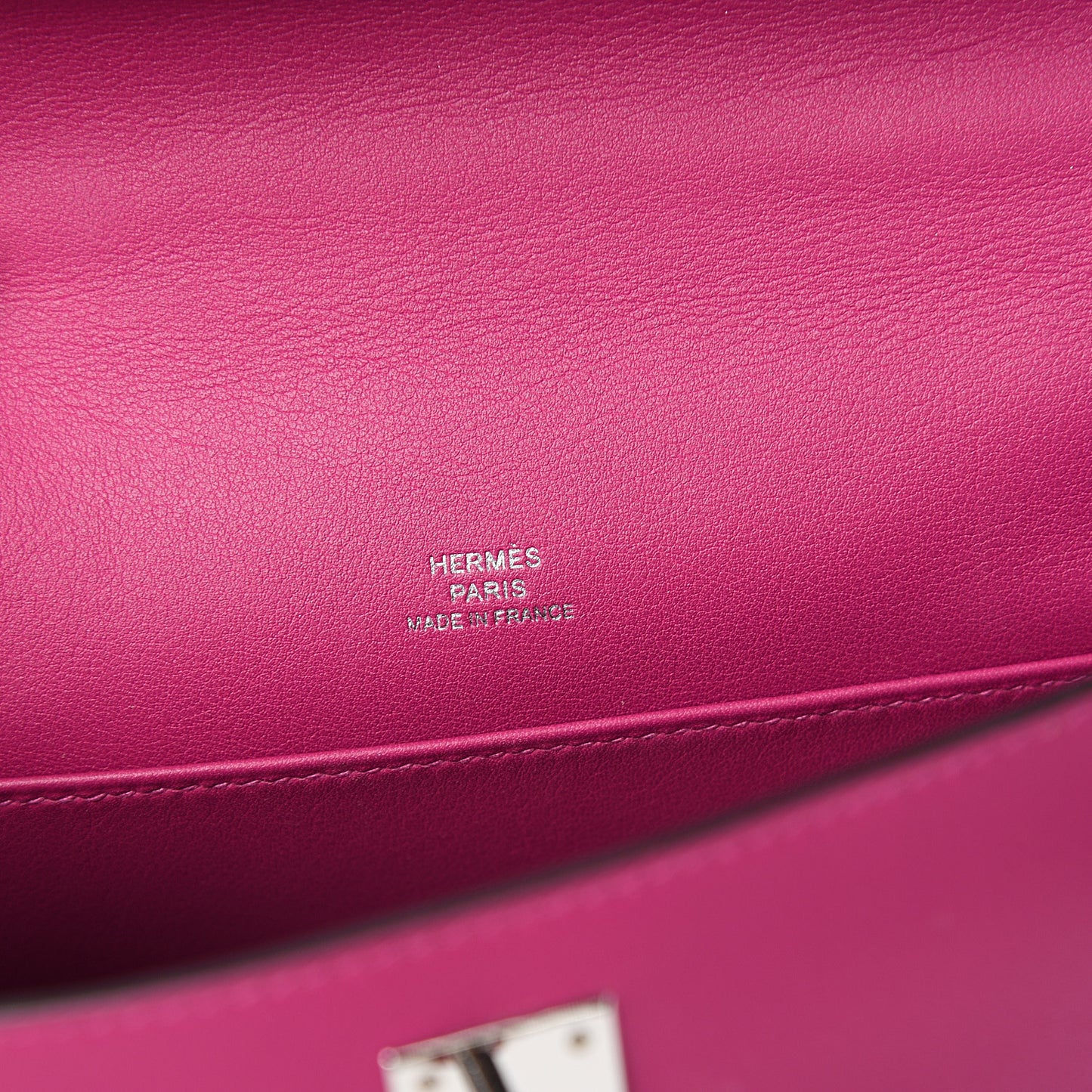 Swift Kelly Pochette Clutch Rose Pourpre
