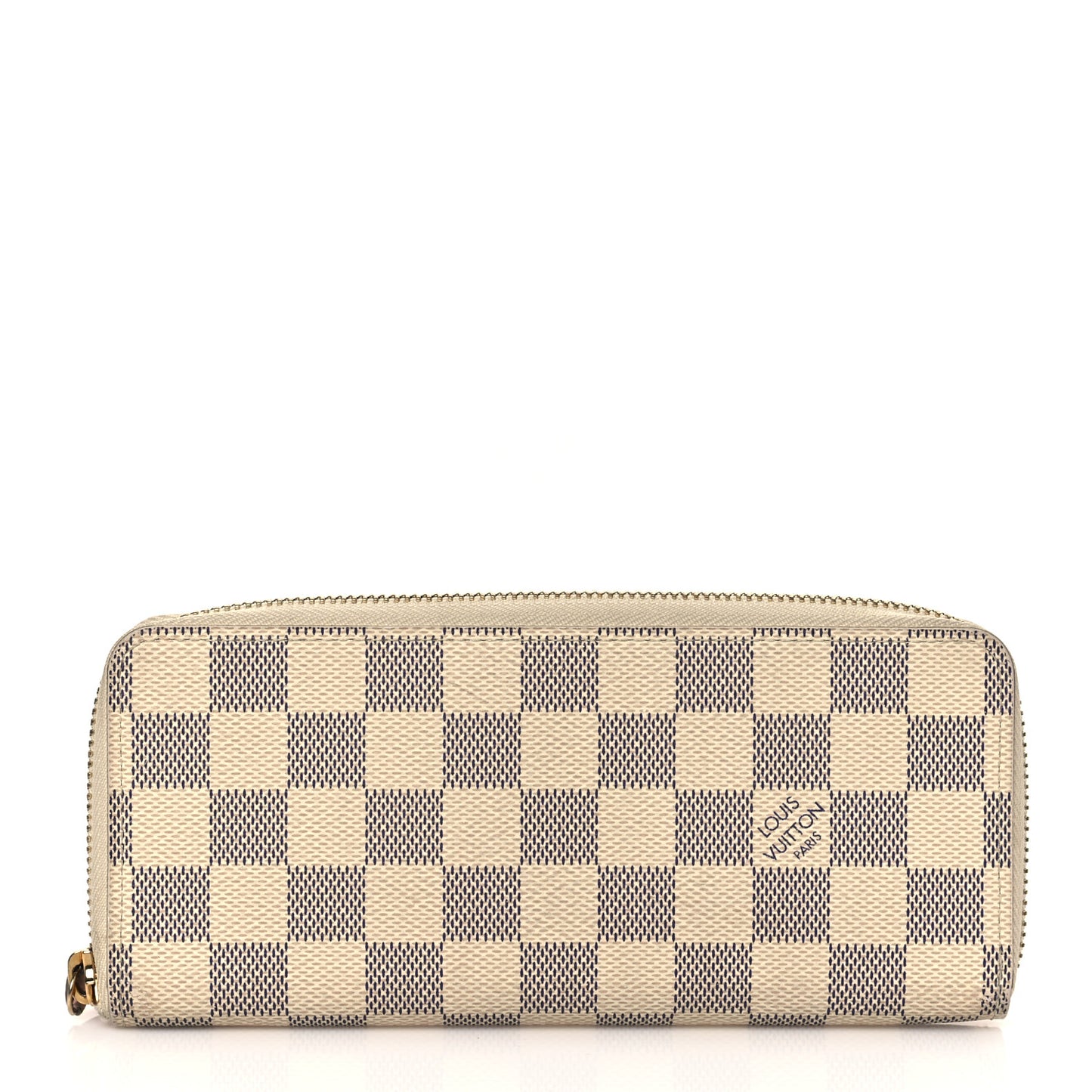 Damier Azur Clemence Wallet Rose Ballerine